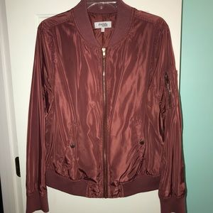 Rust Bomber Jacket
